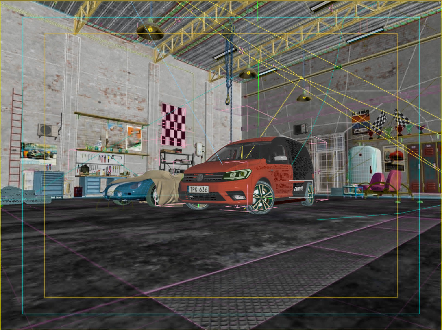 VWcaddyGarageFine